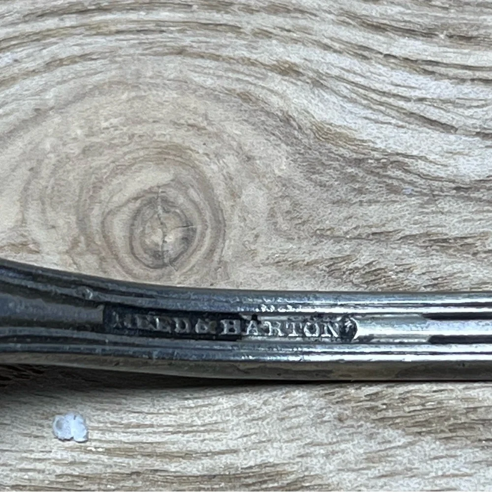 Vintage Reed & Barton Hotels Statler Silverplate Cocktail Fork Monogram S